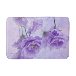 Lila Campanella Blume Makro Badematte