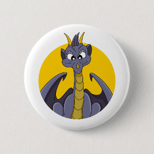 Lila Cartoon Button