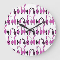 Lila Cat Hintern Muster