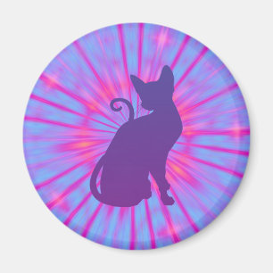 Lila Cat Magnet