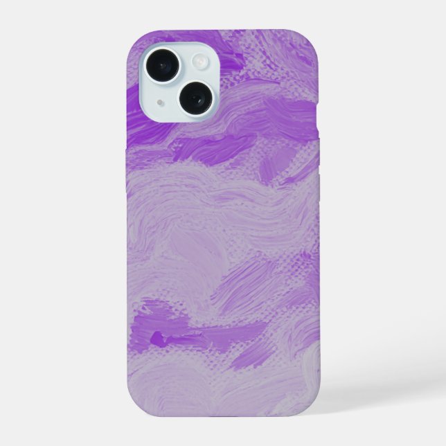 LILA CHAOS-HANDYHÜLLE iPhone 15 HÜLLE (Rückseite)