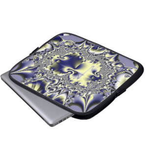 Lila Chaos Laptopschutzhülle