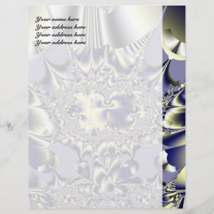 Lila Chaos Personalisiert Letterhead Briefbogen