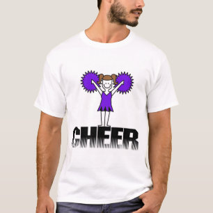 Lila Cheerleading T - Shirts und Geschenke