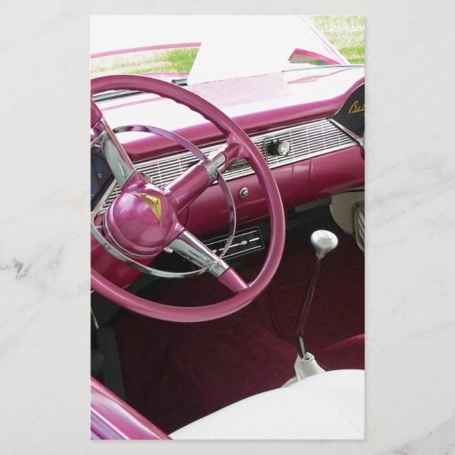 Lila Chevy Bel Air (Vorderseite)