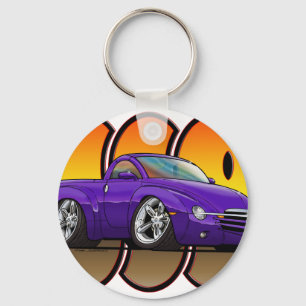 Lila Chevy SSR Schlüsselanhänger