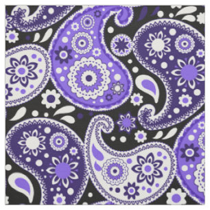Lila Chic Bohemisch Chic Cowgirl Paisley Print Stoff