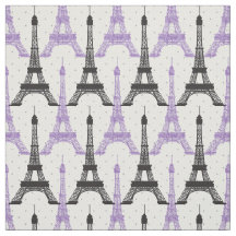 Lila-Chic-Eiffelturmmuster