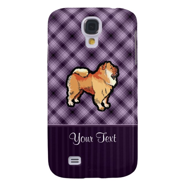 Lila Chow-Chow Chow-Chow Case-Mate Samsung Galaxy Hülle (Rückseite)