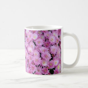 Lila Chrysanthemum-Blume Kaffeetasse