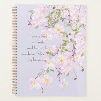 lila Clematis Blume handbemalt Planer