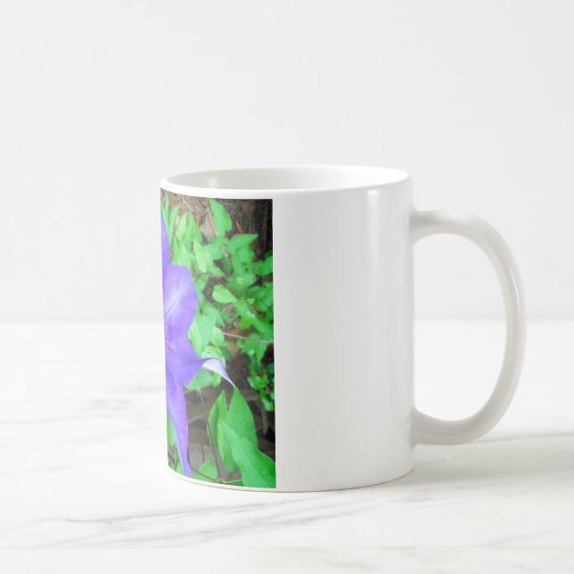 Lila Clematis-Blume Kaffeetasse (Rechts)