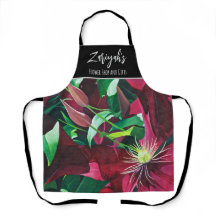 Lila Clematis, floral, mittel