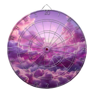 Lila Cloud Dartboard Dartscheibe