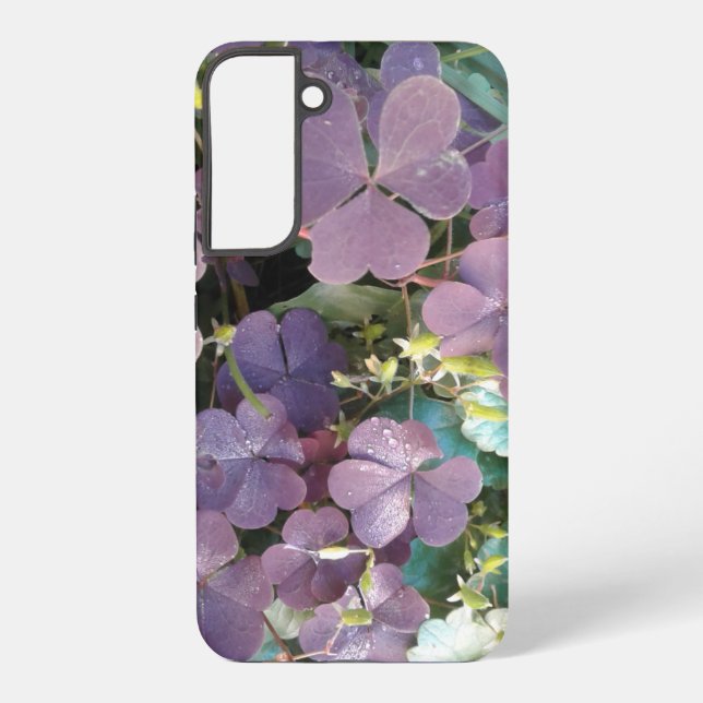 LILA CLOVER-Iphone-Fälle /zazzle mmetropolis Samsung Galaxy Hülle (Rückseite)