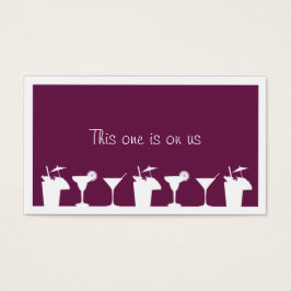 Lila Cocktail für Firmenveranstaltungen