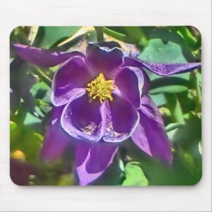 Lila Columbinmousepad Mousepad