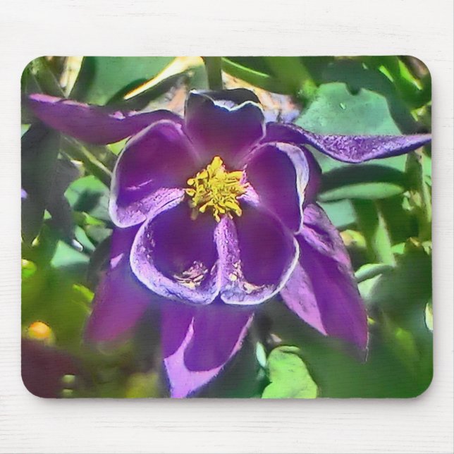 Lila Columbinmousepad Mousepad (Vorne)