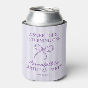 Lila Coquette Bow Pastel Lavender Birthday Gevor Dosenkühler