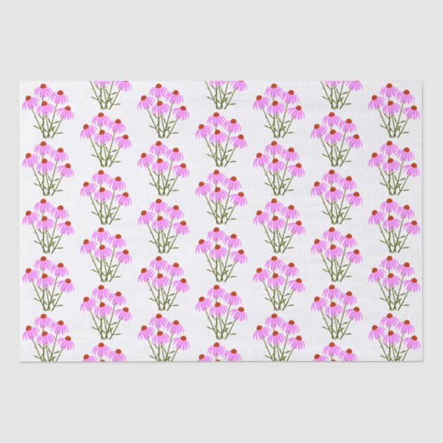 Lila Cornblumen Seidenpapier (Vorderseite)