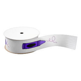 Lila Crayon Ripsband