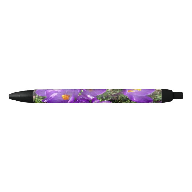 Lila Crocus Pen Kugelschreiber (Vorderseite)