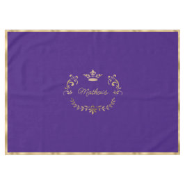 Lila Crown Wappen Personalisiert Tablette Tischdecke