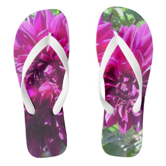 Lila Dahlia Blume Flip Flops