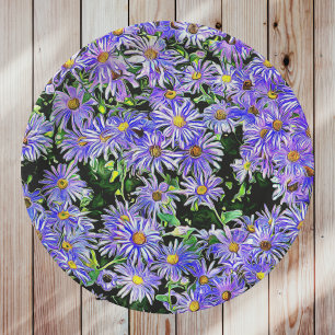 Lila Daisies Galore Pappteller