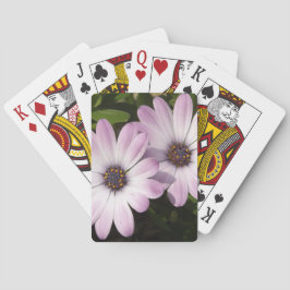 Lila Daisies Spielkarten