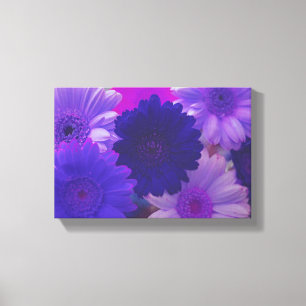 Lila Daisy Blume Foto Leinwand Wine tasting in der