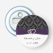Lila Damask Diamante Wedding
