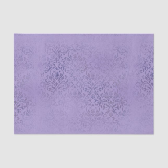 Lila Damask Seidenpapier (Vorderseite)