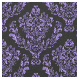 Lila Damast auf schwarzem oder *Any Stoff