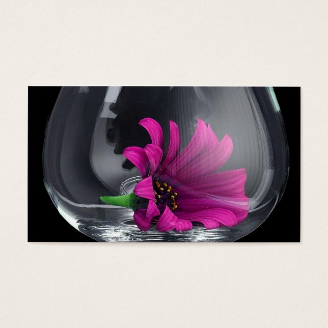 Lila Dämmerung aus Glas (Vorderseite)
