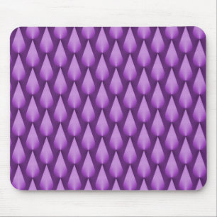Lila Dazzling Raindrops Mousepad