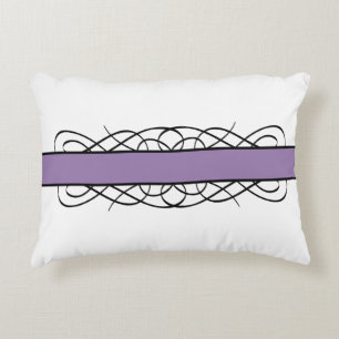 Lila Deko Blühe Akzent Pillow Dekokissen