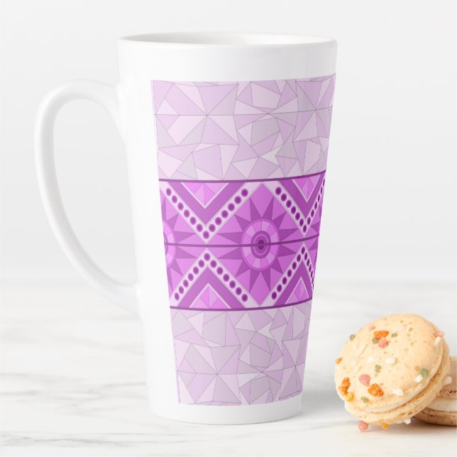 LILA DEKORATIVE ART TASSE (Beispiel)