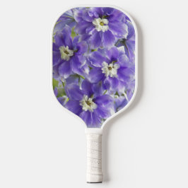 Lila Delphinium-Blume Pickleball Schläger