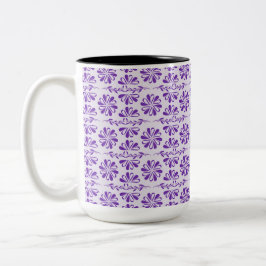 Lila Deluxe Modernes Flair Zweifarbige Tasse