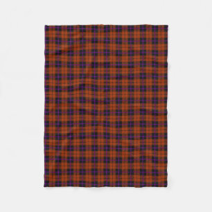 Lila des Herbstkürbises orange/schwarzer Streifen Fleecedecke