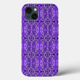 Lila Diamant-y-Abstraktes Muster Case-Mate iPhone Hülle