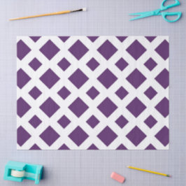 Lila Diamanten für Weißpapier Seidenpapier