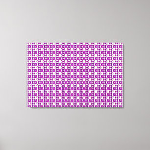 Lila Diamantendesign Leinwanddruck