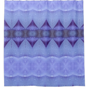 Lila Diamond Ikat Duschvorhang