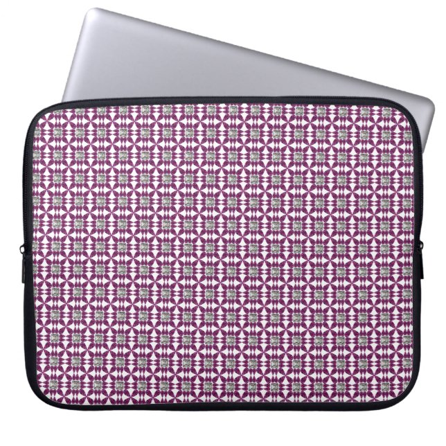 Lila Diamond Laptopschutzhülle (Vorderseite)