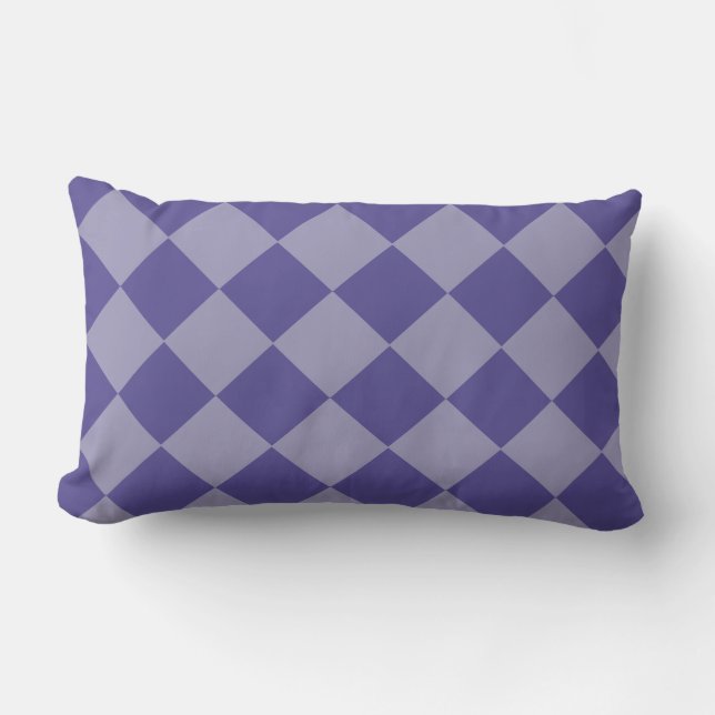 Lila Diamond Two Tone Throw Kissen HAMbyWG (Vorderseite)