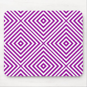 Lila Diamond Zickzack Mousepad