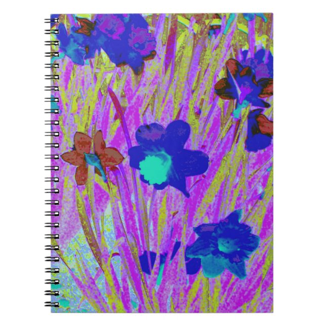 'Lila Dioden' Notebook/Journal Notizblock (Vorderseite)