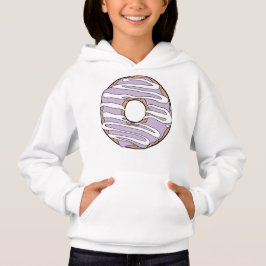 Lila Donut, Doughnut, Icing, Zuckerguss, Glaze Hoodie
